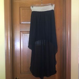 Navy skirt